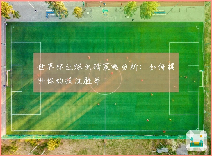 世界杯让球竞猜策略分析：如何提升你的投注胜率